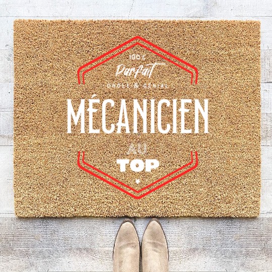 Mécanicien parfait et au top Coir Doormats