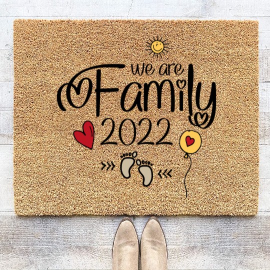 We are Family 2022 Coir Doormats