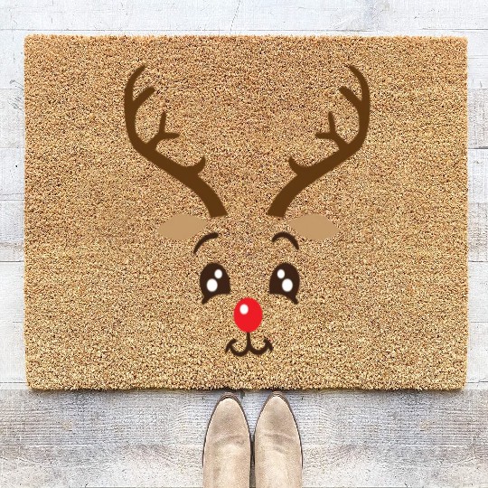 Near and deer To My Heart Gift for Gun Hunting Fan Coir Doormats