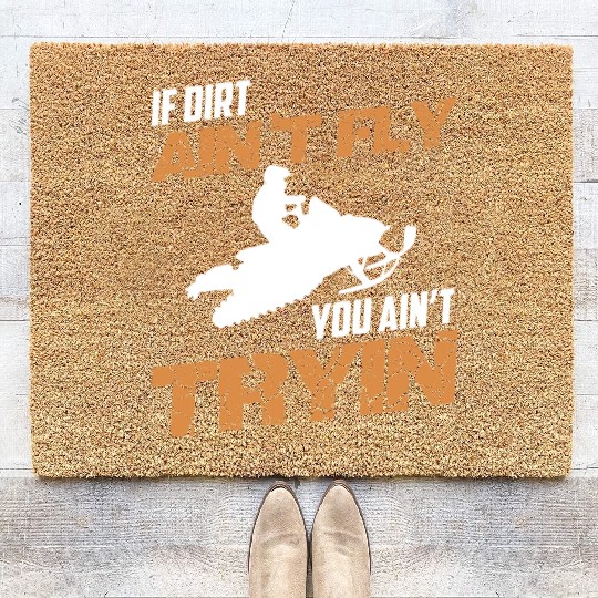 Dirt Bike Rider Gift Supercross MX Motocross Ride Coir Doormats