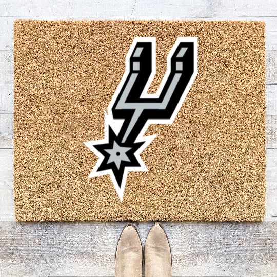 San Antonio Spurs logo Coir Doormats