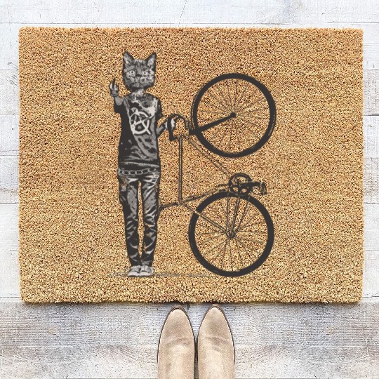 Bike Punk Coir Doormats