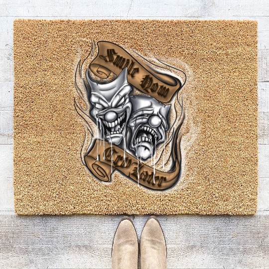 Smile now cry later Coir Doormats
