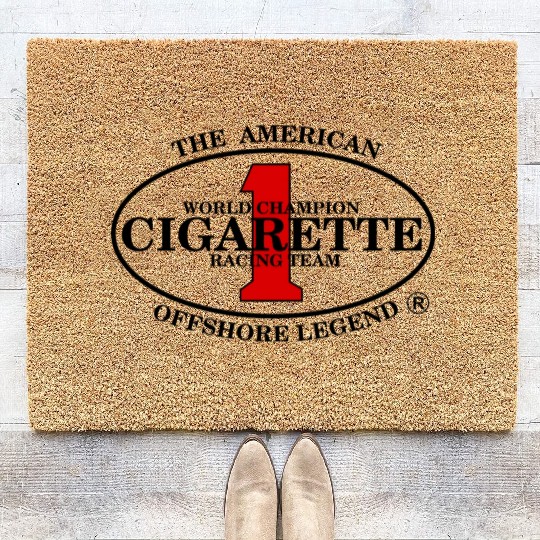 the american cigarette racing team offshore Legend Coir Doormats