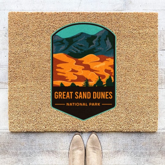 Great Sand Dunes National Park Coir Doormats