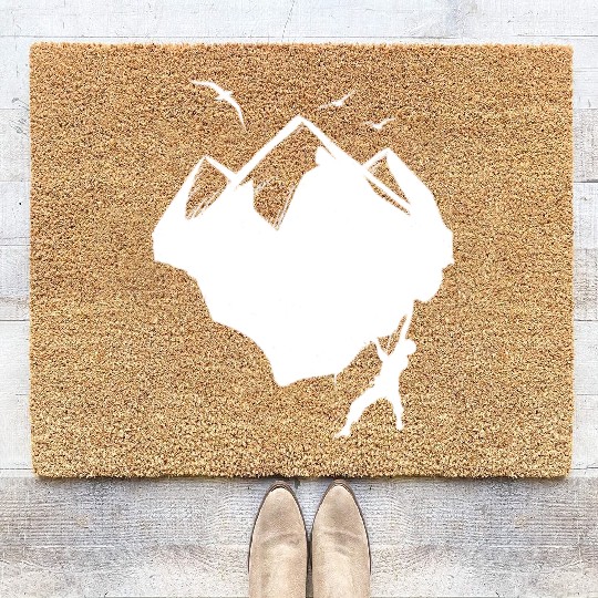 Climbing Carabiner Bouldering Mountain Sports Coir Doormats