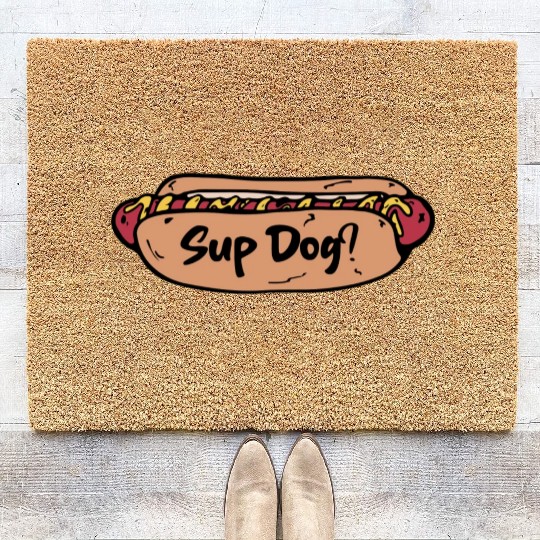 Hot Dog food lover Coir Doormats
