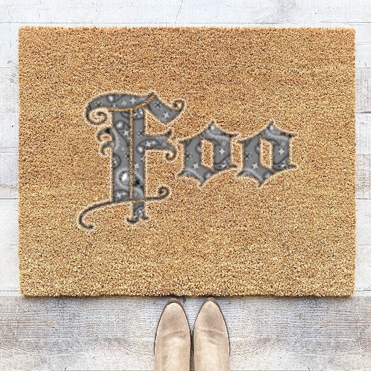 FF Band Bandana Grey Coir Doormats