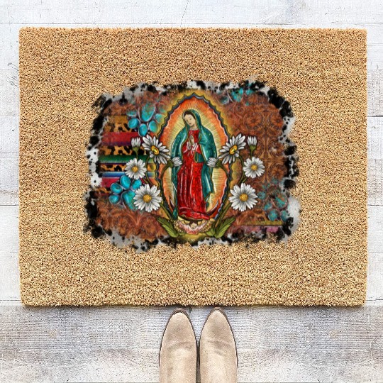 Virgin Mary Coir Doormats