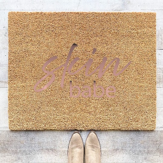 Skin Babe Skincare lover Skin Specialist Skin Coir Doormats