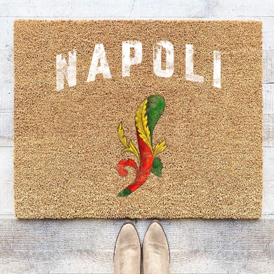 Napoli Retro Scopa - Naples Italy Coir Doormats