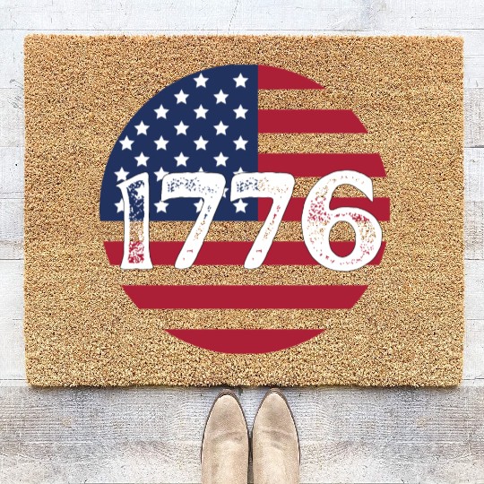 1776 - In US Flag Coir Doormats