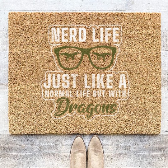 Fantasy Asia Monster Japan Coir Doormats