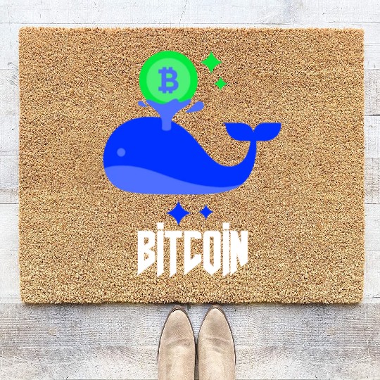 Bitcoin whale Coir Doormats