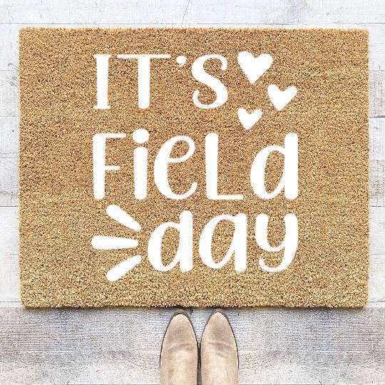 It's Field Day Funny Teacher Gifts For Women Coir Doormats