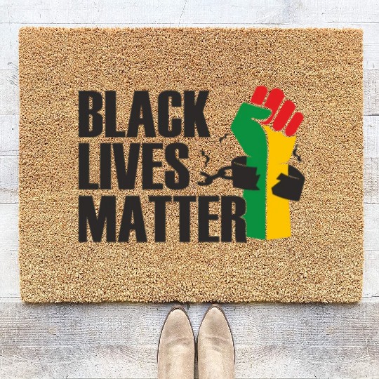 Juneteenth Day 1865, Black Lives Matter Coir Doormats