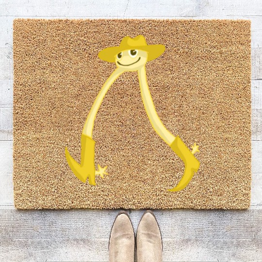 cow boy Coir Doormats