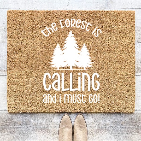 Nature Environmental Protection Forest Animal Coir Doormats