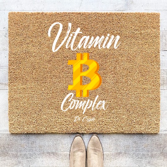 Vitamin bitcoin Coir Doormats