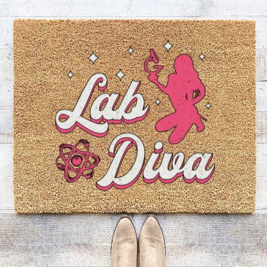 Lab Diva Laboratory Technician Science Lab Tech Coir Doormats