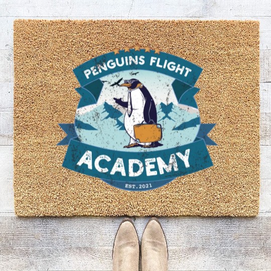 Penguin Academy Coir Doormats