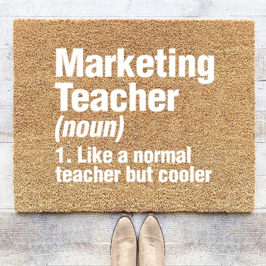 Marketing Teacher Definition College Business Prof Coir Doormats
