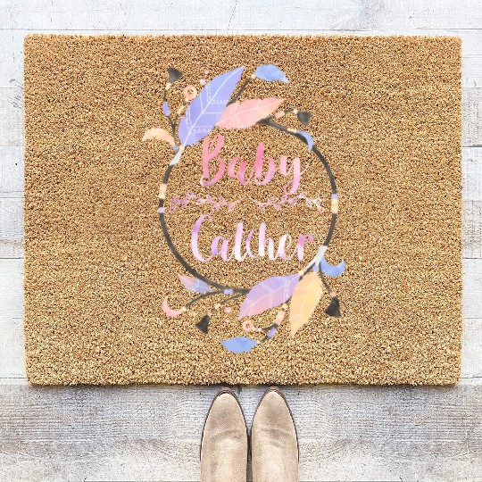 Midwife Dreamcatcher Baby Catcher Doula Coir Doormats