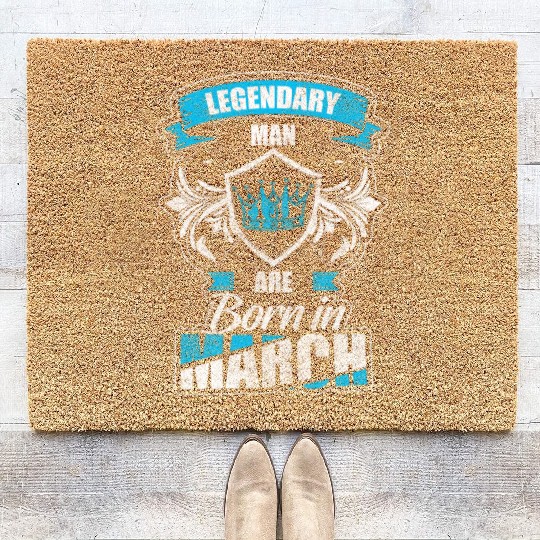 Month Of Birth Age Congratulations Surprise Coir Doormats