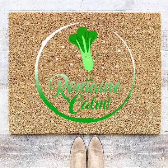 Lettuce Vegetable Coir Doormats, Romaine Calm Coir Doormats,