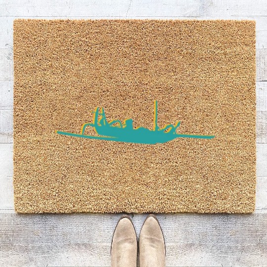 Captain, canoe, jukung Coir Doormats