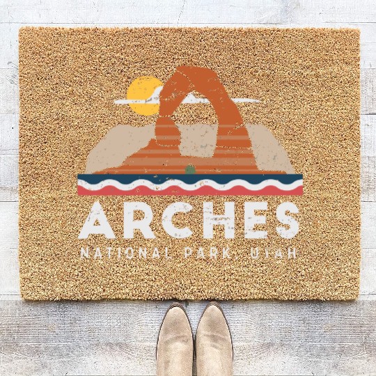 Arches National Park T Coir Doormats