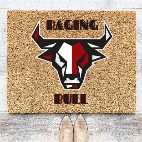 Raging Bull Brave and Valiant Fearless Coir Doormats