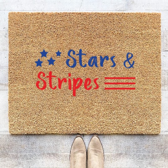 Stars and Stripes Us Flag Coir Doormats