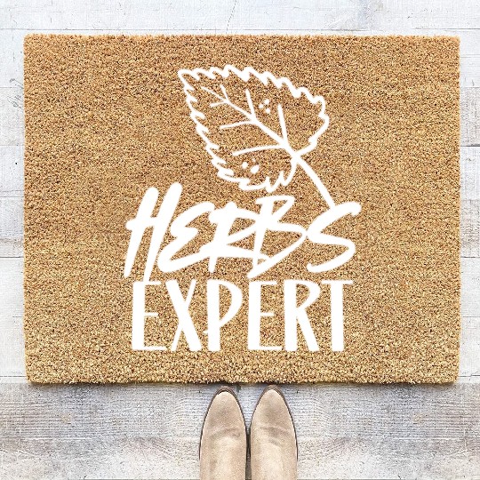 Herbs Expert Herb Herbalist Herbalism Gardening Coir Doormats