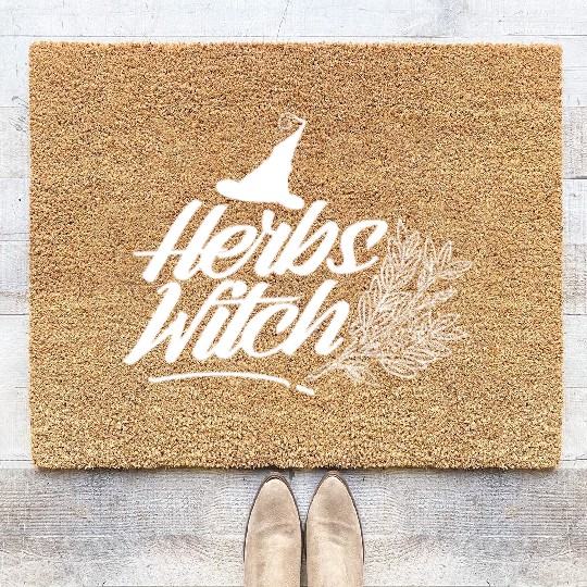 Herbs Witch Herbalism Herb Gardening Herbalist Coir Doormats