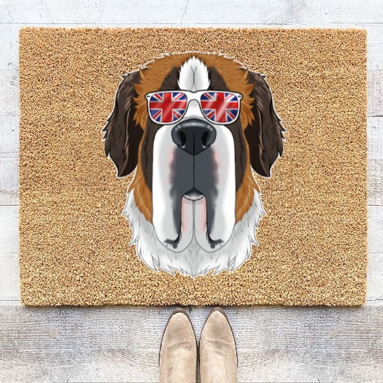 Saint Bernard UK Sunglasses I English Flag I Coir Doormats
