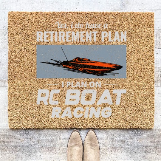 Rc Boat Racing Electric Powerboat Speedboat Race Coir Doormats