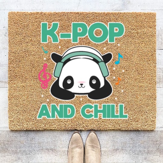 K-Pop and Chill Coir Doormats