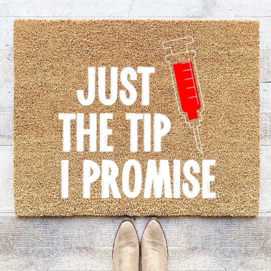 Nurses Week Coir Doormats Just The Tip Syringe Nurse Coir Doormats