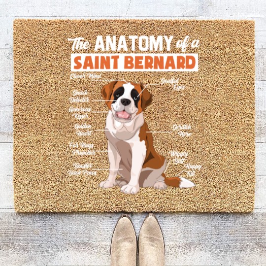 Saint Bernard Coir Doormats The Anatomy of a Saint Bernard