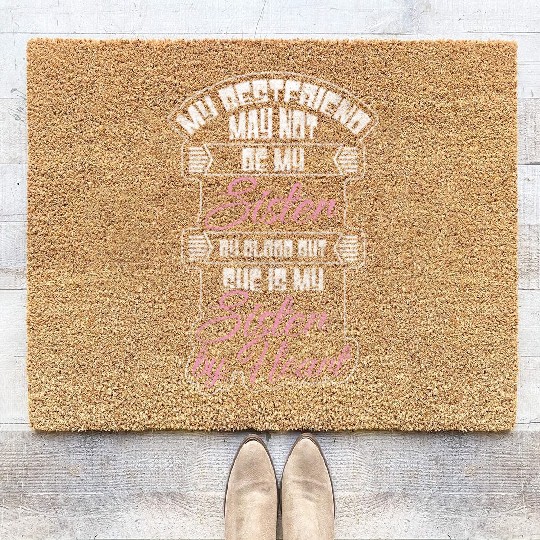Friendship Love Sister Sweet Coir Doormats