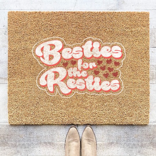 Friends Love Sister Trust Coir Doormats