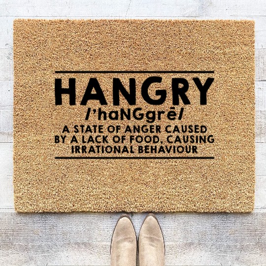 Hangry Definition 4 Coir Doormats