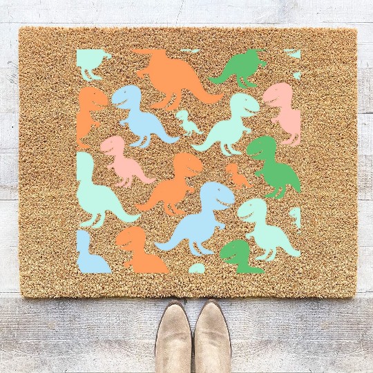 PAPA SAUR, Father's Day Coir Doormats