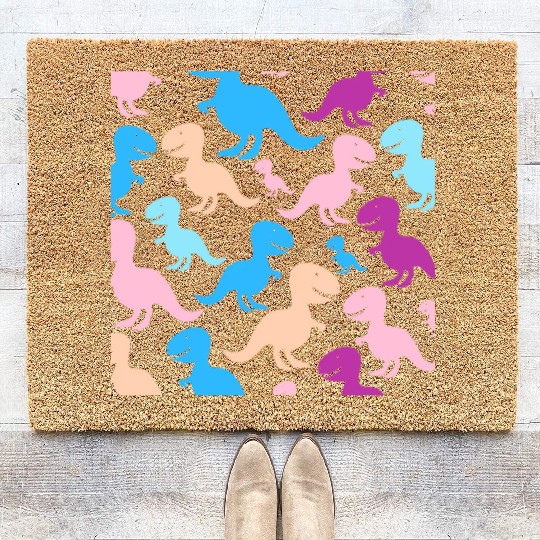 PAPA SAUR, Father's Day Coir Doormats