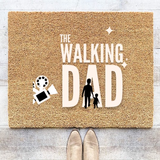 PAPA SAUR, Father's Day Coir Doormats