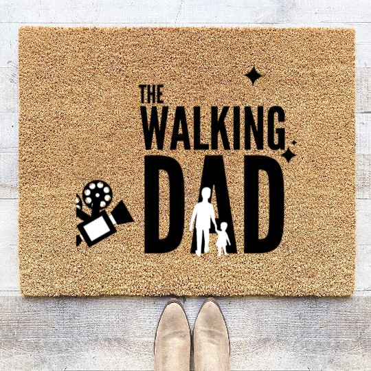 PAPA SAUR, Father's Day Coir Doormats
