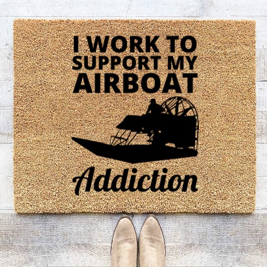 Airboat Fanboat Airboating Planeboat Swamp boat Coir Doormats