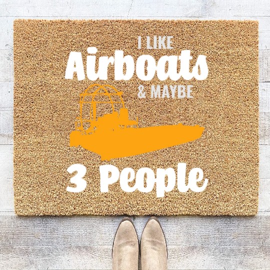 Airboat Fanboat Airboating Planeboat Swamp boat Coir Doormats