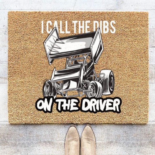 Sprint Car Mom Dirt Track Racing Racing Race Day Coir Doormats